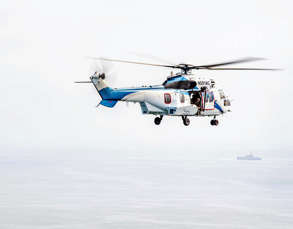 ACHI uses the versatile H225 aircraft to carry out a wide range of missions across the globe. Airbus Photo