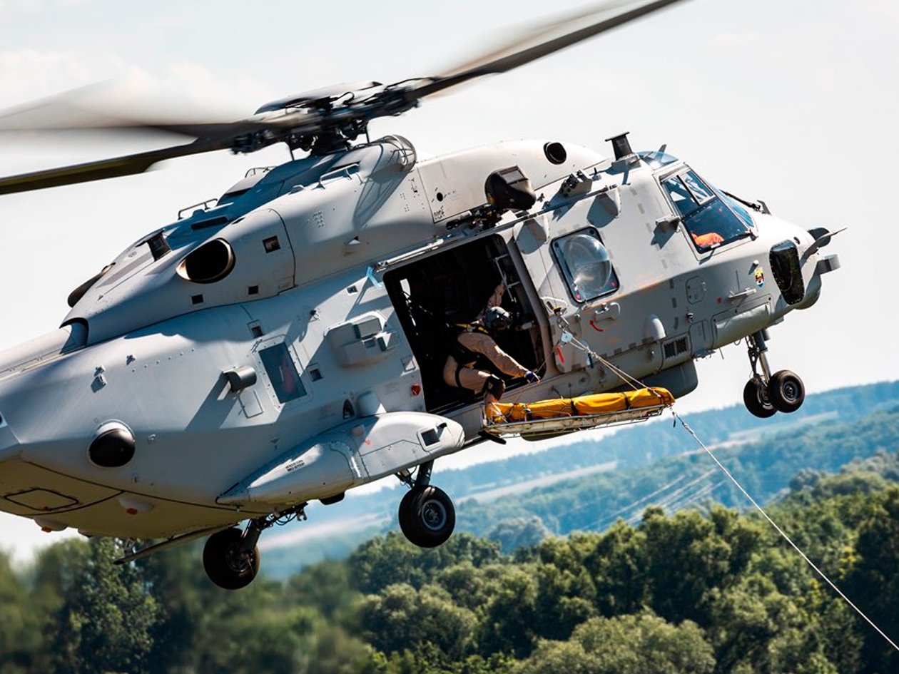 A total of 18 NH90 Sea Lion helicopters are on order for the German Navy. Airbus Helicopters/Patrick Heinz Photo