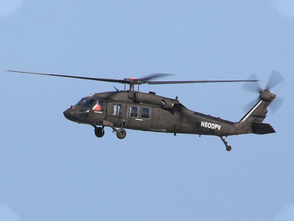 A Black Hawk equipped with optionally piloted vehicle (OPV) technology made its first flight at Sikorsky’s West Palm Beach, Florida, facility on May 29. Lockheed Martin Photo