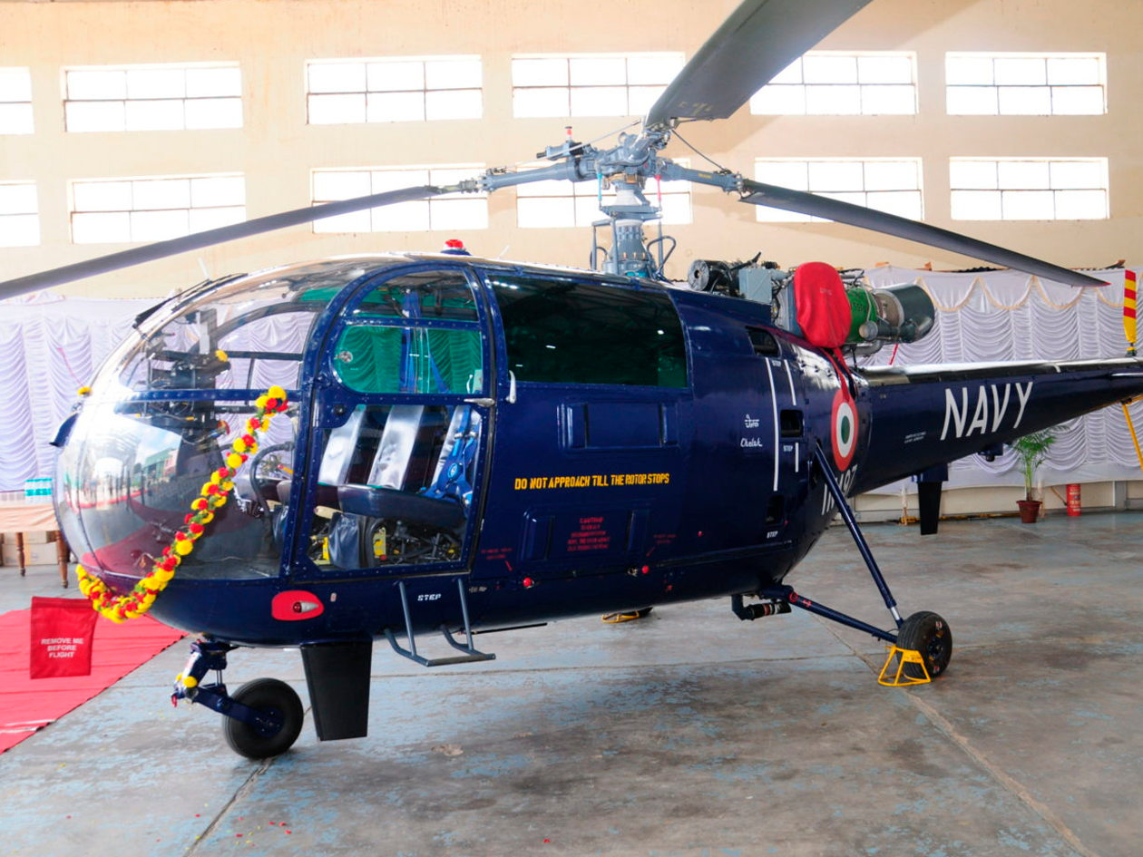 HAL has so far produced more than 350 Chetak helicopters and delivered around 80 to the Indian Navy. HAL Photo
