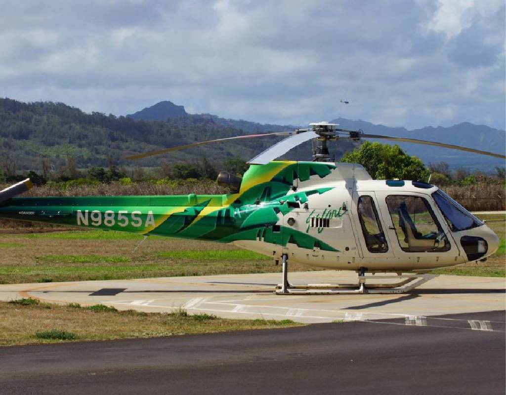 On Dec. 26, 2019, an Airbus AS350 B2 helicopter (N985SA) crashed near Lihue, Hawaii, killing the pilot and six passengers. Tomas Milosch Photo