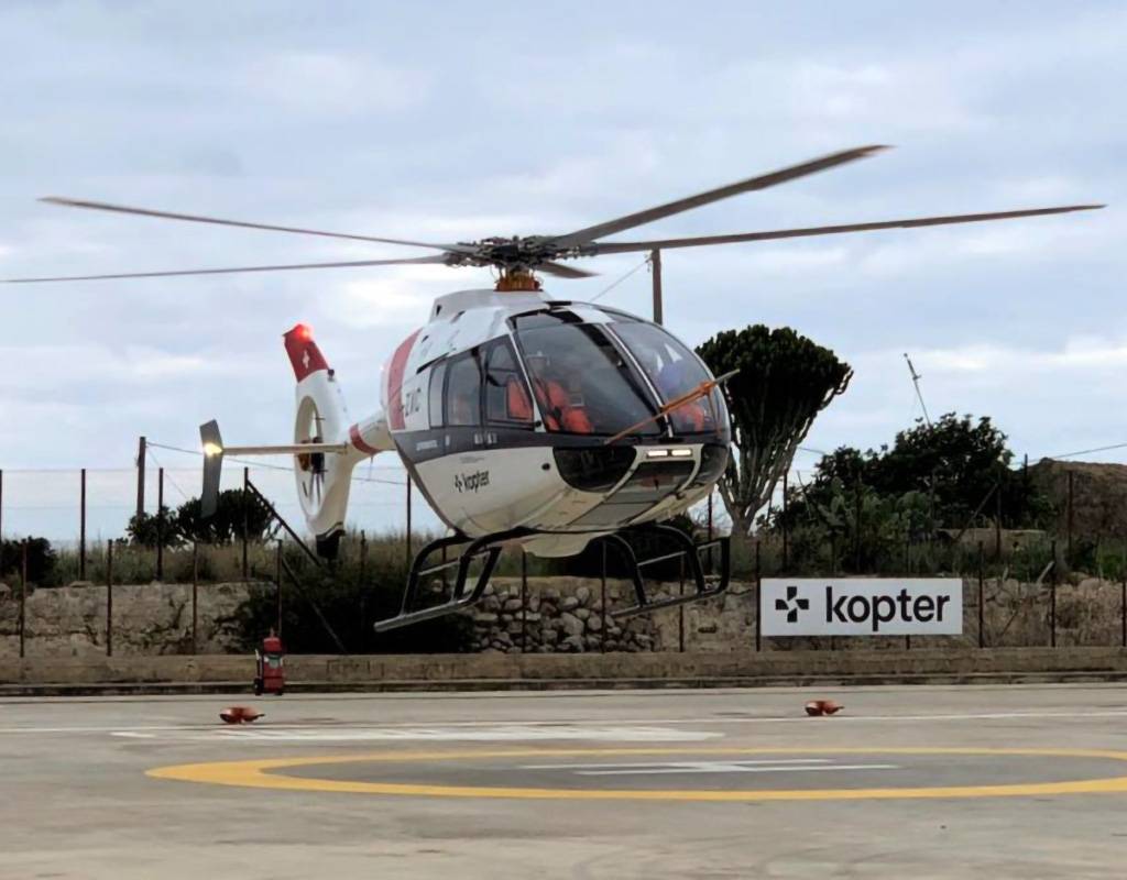 Kopter’s SH09 P3 is now equipped with a modified main rotor head and next-gen main rotor blades. Kopter Photo