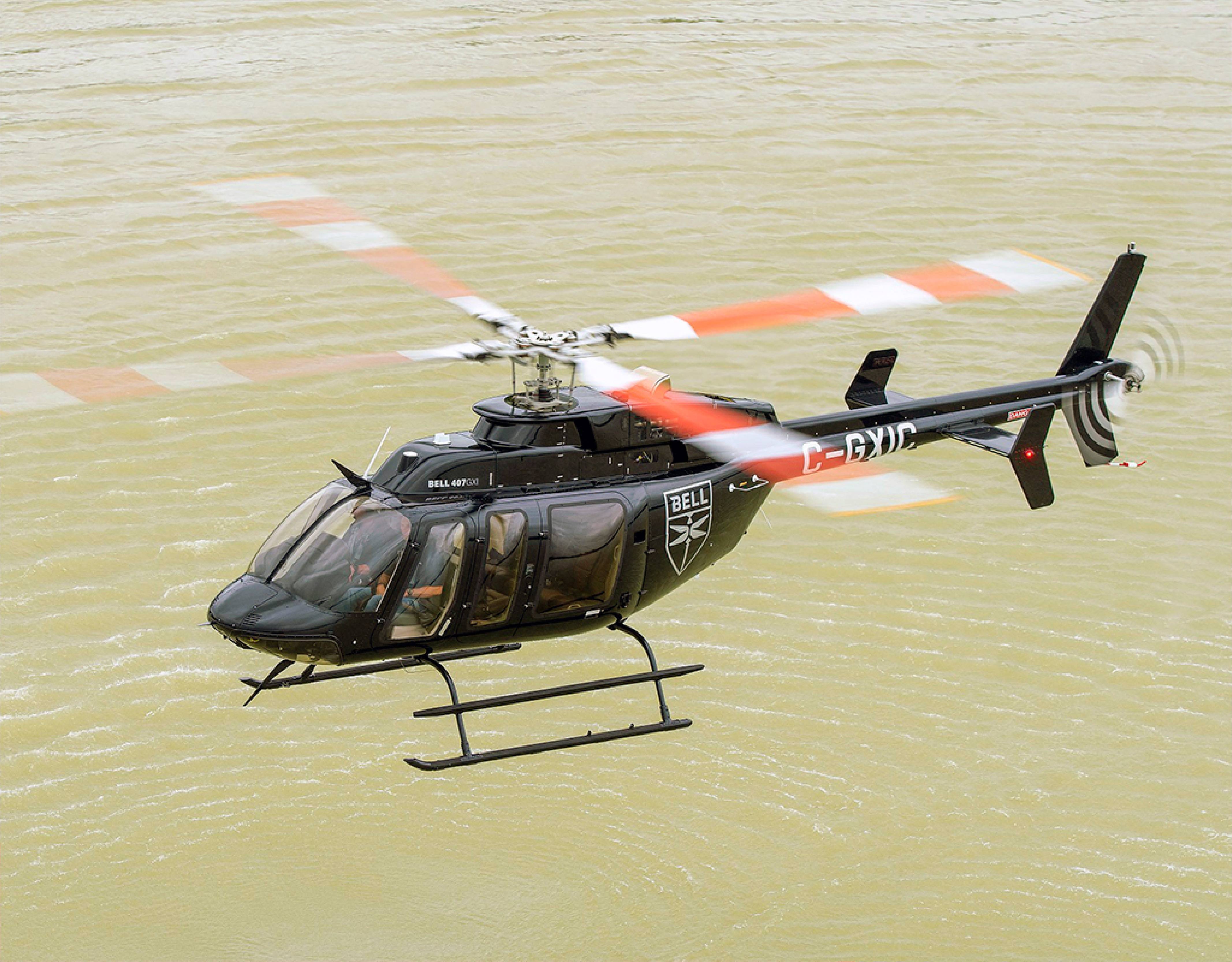 The Precise Flight Pulselite system will now be included as standard equipment on all new Bell 407GXi aircraft. Bell Photo