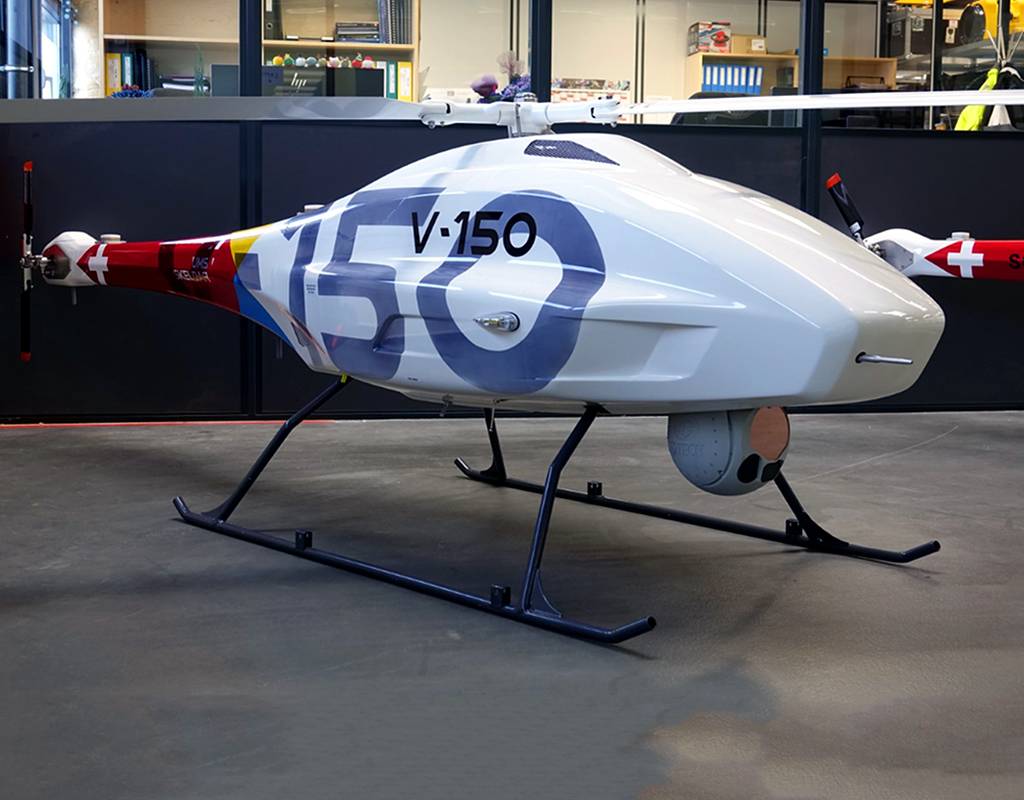 The V-150 can be installed with a combination of EO/IR and signals intelligence sensors to enable the provision of critical mission intelligence in the fields of emergency and security. UMS Skeldar Photo