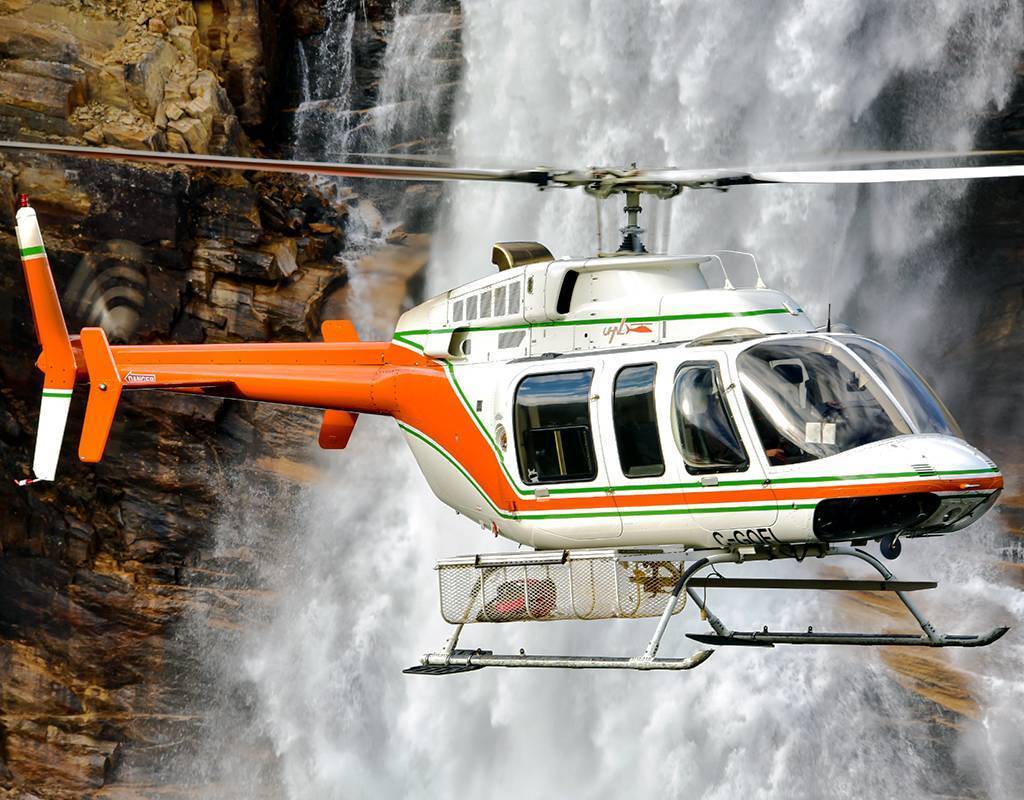 Universal Helicopters operated a number of different types in its near-60 years of operations, including the Bell 407 seen here. Mike Reyno Photo
