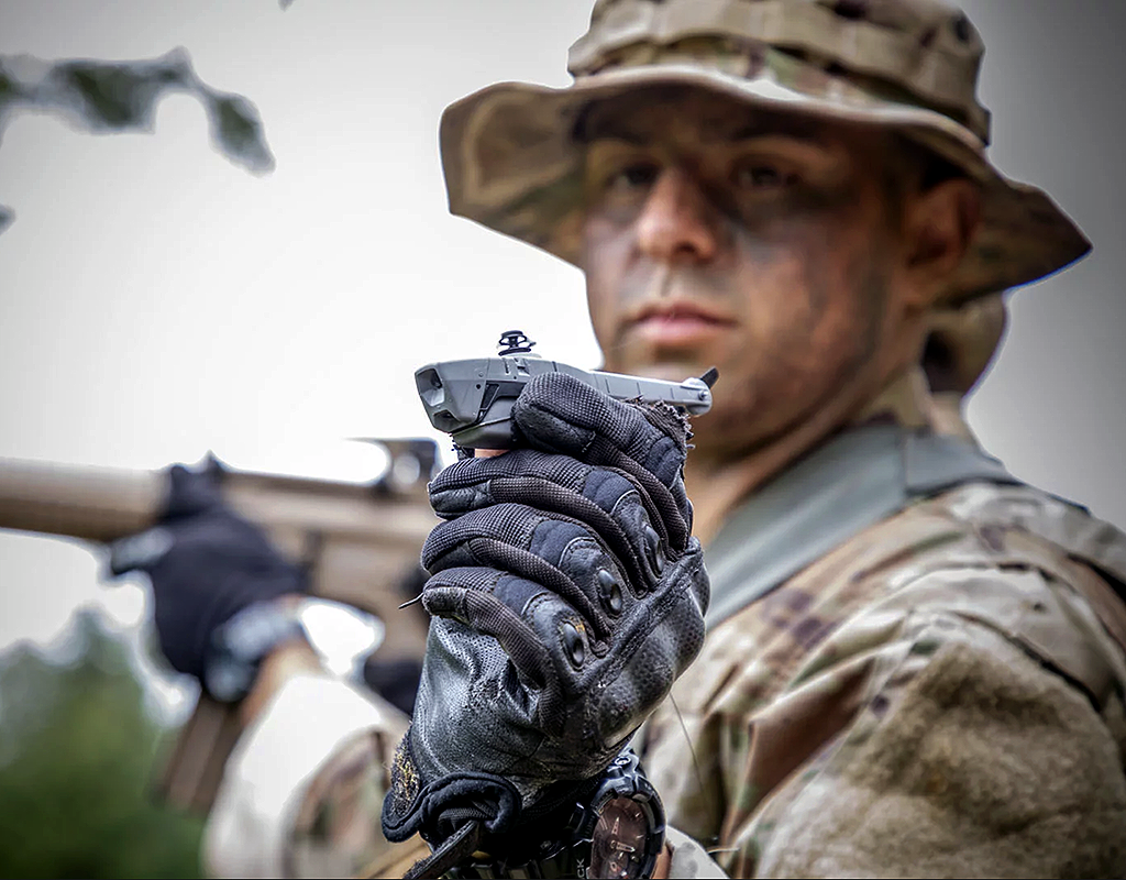 FLIR has delivered more than 12,000 Black Hornet nano-UAVs to defense and security forces worldwide. FLIR Photo
