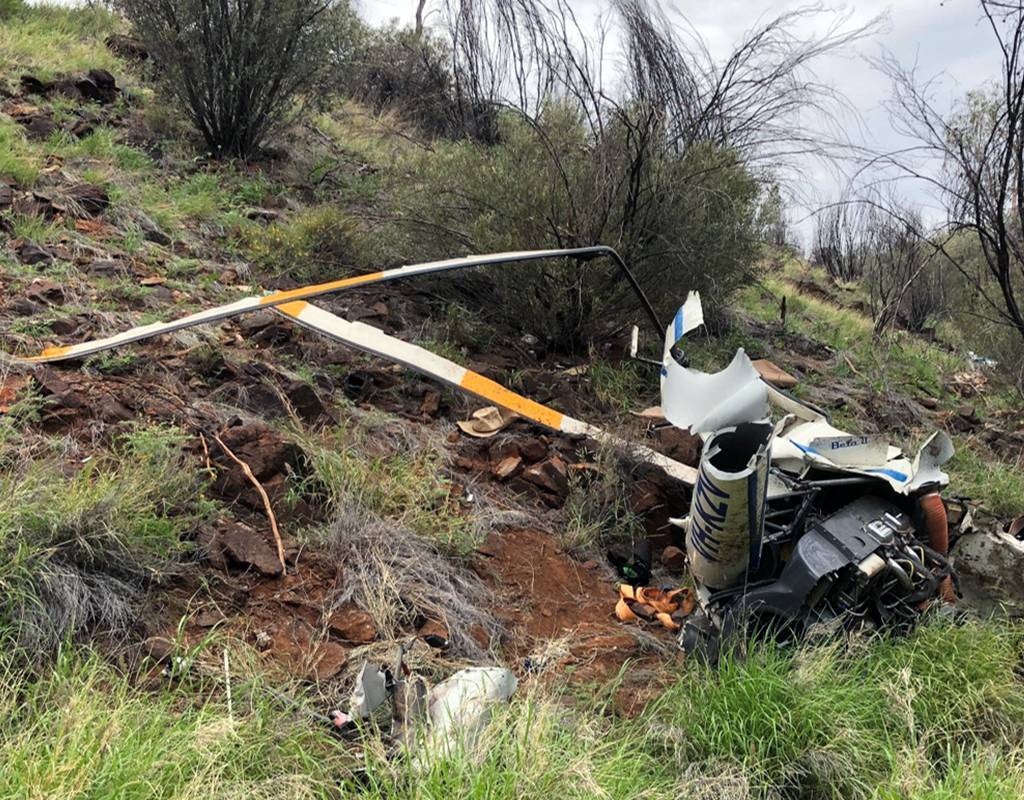 ATSB director transport safety, Dr. Stuart Godley, said the investigation determined it was very likely the pilot was operating at low-level when the helicopter encountered a downdraft with insufficient height to recover. ATSB Photo