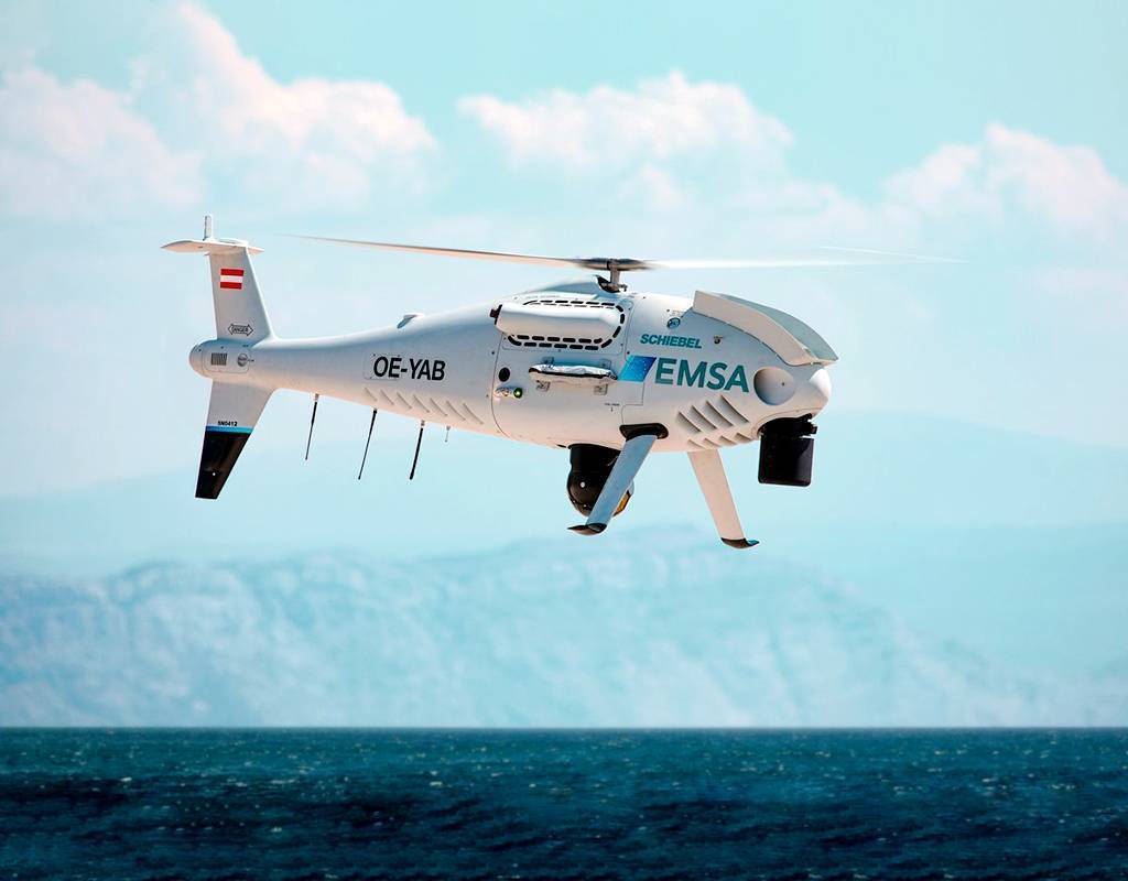 The Camcopter S-100 will carry out a wide variety of tasks for the Finnish Coast Guard. Schiebel Photo