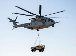 The CH-53K is the only sea-based, long-range, heavy-lift helicopter in production and will immediately provide three times the lift capability of its predecessor. Lockheed Martin Photo