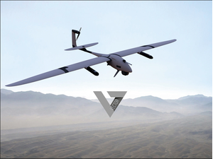 The Vector UAV combines the performance advantages of a fixed-wing aircraft with the vertical take-off capability of a helicopter. ESG Image
