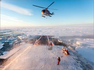 DRF Luftrettung has completed modifications on three helicopters that accompany the Polarstern research vessel in the Arctic. Alfred Wegener Institute/Mario Hoppmann Photo