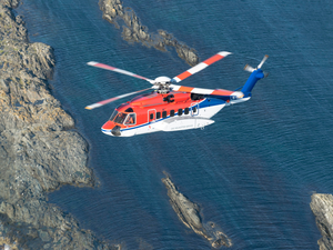 CHC will provide Sikorsky S-92 helicopters for Wintershall Dea’s drilling program; the helicopters will operate four flights per week per rig. CHC Photo