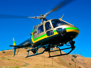 The L.A. County Sheriff’s Department is investing in safety improvements as it prepares to extend the life of its Airbus AS350 fleet. Skip Robinson Photo