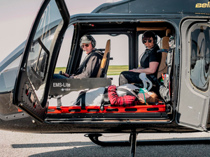 The first release of Med-Pac’s EMS Lite HEMS system is for the Bell 505. Med-Pac Photo