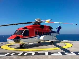 CHC will provide S-92 helicopters for crews and daily passenger transport and emergency flights between the Broome base and the Shell Prelude project. CHC Photo