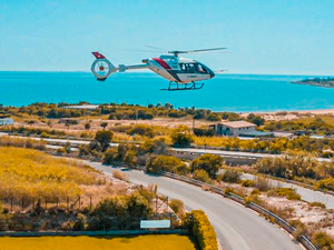 Kopter brought the SH09 P3 to Sicily in March 2019 for flight tests. Kopter Photo
