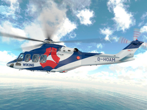 Wiking’s latest order adds to a four-unit AW139 fleet. Deliveries of the aircraft are expected between 2019 and 2020. Leonardo Image