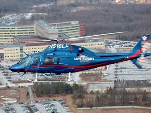 Life Flight Network offers ICU-level care during air transport across the Pacific Northwest, Intermountain West, and Alaska. Leonardo Photo