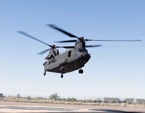 Three engineering and manufacturing development CH-47F Block II aircraft have been in flight test at Boeing’s Mesa, Arizona, facility. Boeing Photo