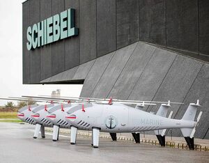 Its minimal footprint, reliability and airworthiness pedigree, make the CAMCOPTER S-100 ideally suited for maritime operations around the globe. Schiebel Group Photo