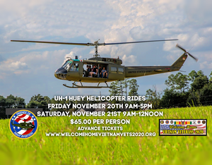 The Huey is an icon of the Vietnam War. Welcome Home Vietnam Vets 2020 Photo