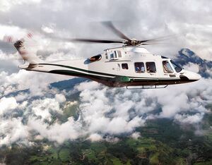 The AW169 gives AW139-like bestselling capabilities in a smaller category and offers Mexican light twin operators greater payload and cabin space showing great potential for regional VIP market reshaping. Leonardo Photo
