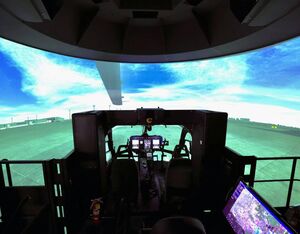 Developed by Thales, the Level D H145 full-flight simulator opened May 10 in Grand Prairie, Texas, is the first outside Europe. Airbus Photo