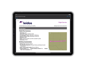 Pilots in the United States and Canada may now access the industry standard Leidos graphical weather briefings within the Garmin Pilot app. Garmin Image