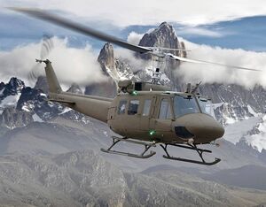 The Bell UH-1H-II is a versatile, single engine helicopter with high operational readiness and low operating costs. Bell Photo