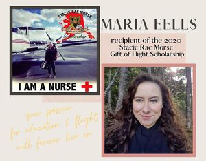 Maria Eells of Sitka, Alaska was named the 2020 recipient of the Every Coast Helicopter Operations Stacie Morse Gift of Flight Scholarship, which was established in honor of flight nurse Stacie Morse and crew members who lost their lives on an air medical transport in Alaska on Jan. 29, 2019. ECHO Images