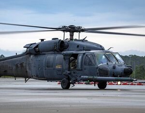 Maj. Gen. Chad P. Franks, 15th Air Force commander, and crew taxi the retirement flight for a MH-60G Pave Hawk helicopter at Hurlburt Field, Fla., May 5, 2021. Franks flew the very same MH-60 Pave Hawk during Operation Allied Force, rescuing a downed F-117 Nighthawk pilot from enemy territory. In 1999, during the same operation, the helicopter belonged to the 55th Special Operations Squadron at Hurlburt Field. The helicopter is to be displayed at the Hurlburt Field Memorial Air Park. Senior Airman Robyn Hunsinger for U.S. Air Force Photo