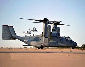 The V-22 is the only military production tiltrotor aircraft in the world. Skip Robinson Photo