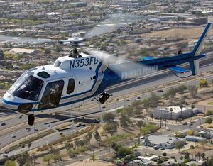 The Phoenix Police Department says the five new Airbus H125 helicopters will allow them to ‘protect from the skies’ and to perform rescues in remote locations across Arizona. Airbus Photo