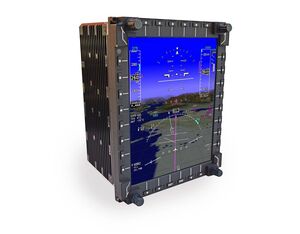 The 6 inch by 8 inch MFD-3068 is the latest display from CMC and part of the same family of products as the recently certified multicore PU-3000 avionics computer. CMC Photo