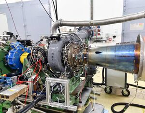 Safran Helicopter Engines recently ran an Arrano engine using 38% SAF at its Bordes facility. Safran Helicopter Engines Photo