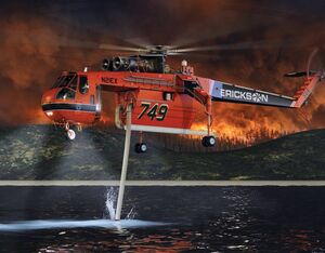 Erickson’s S-64 Super Air Crane Helicopter. Erickson Photo
