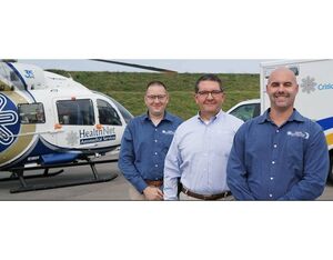 The 2021 Safety in EMS Award recognizes HealthNet Aeromedical Services for advancing safety in EMS. HealthNet Aeromedical Services Photo