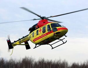 The aircraft can be equipped with medical modules for transporting patients. Russian Helicopters Photo