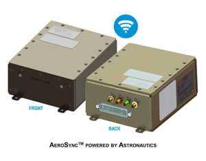 AeroSync is a next-generation of secure and integrated connectivity products that enable quick and reliable data transmission for crews and passengers operating in demanding helicopter environments. Astronautics Photo