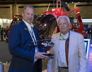 The delivery of the Bell 505 to BMCD was announced at HAI Heli-Expo. Bell Photo