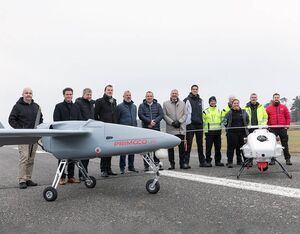 The One 150 and V-150 were demonstrated to selected customers at the Primoco UAV SE company airport at Písek in the Czech Republic on Nov. 15 and 16, of 2021. Kredo Consulting Photo