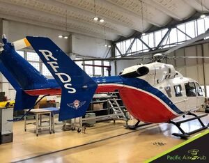 The EC145s will be the first helicopters in RFDSWO’s aeromedical fleet. Pacific AirHub Photo