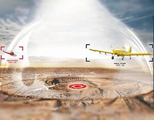 The partnership will Increase safety when manned and unmanned aircraft share the same airspace. Iris Automation Image