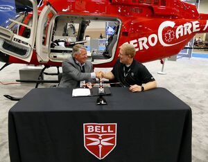 This latest order will add to GMR’s current Bell fleet of 214 helicopters. Bell Photo