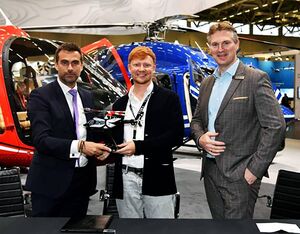 The signature ceremony was held at European Rotors with Heliclub Ukraine LLC, the Bell official representative in Ukraine. Bell Photo