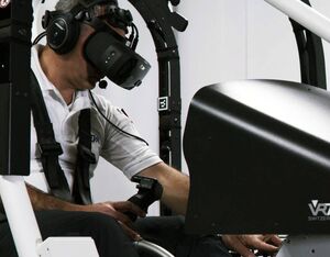 The VRM Pose Tracking System enables the pilot to operate the helicopter in the familiar way. VRM Switzerland Photo