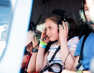 Dare to Dream events are focused on inspiring the next generation of looking at helicopter aviation as a potential career. Dianne Bond Photo