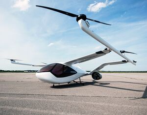 Volocopter’s 4-seater VoloConnect completed its first test flight in May. Volocopter Photo