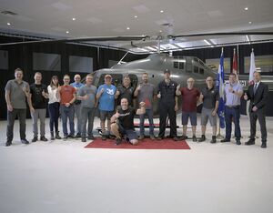 Mr. Barratt received the customized Bell 505 at a delivery ceremony at Bell’s Mirabel, Canada facility. Bell Photo