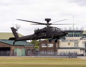 The Army Aviation Centre at Middle Wallop in Hampshire will be home for training and converting pilots to the new AH-64E Apache. Photo MOD